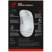 Мышь беспроводная/проводная ASUS ROG Keris II Origin [1000835240] белый