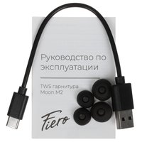 TWS headphones Fiero Moon M2 black 2023