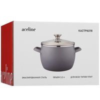 Кастрюля Aceline Celestia А3C32 3.2 л 18 см серый