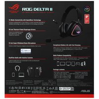 Беспроводные/проводные наушники ASUS ROG Delta II  черный 2024