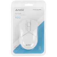 Мышь беспроводная A4Tech Fstyler FG12 [FG12WHITE] белый