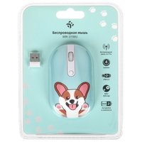 Мышь беспроводная DEXP WM-311WU Happy dog  голубой