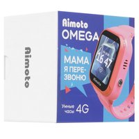 Детские часы Кнопка Жизни Aimoto Omega 4G розовый