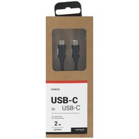 Кабель Aceline USB Type-C - USB Type-C черный 2 м