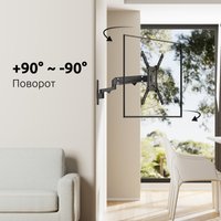 Кронштейн для ТВ UNITEKI SNM500 черный