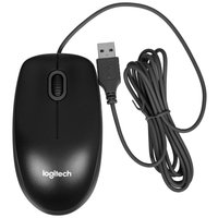 Клавиатура+мышь  проводная  Logitech Desktop MK120 черный