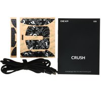 Мышь беспроводная/проводная DEXP GS Crush  оранжевый