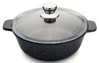 Жаровня Victoria Гранит G1026G черный