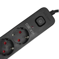Сетевой фильтр DEXP Intensity 630B черный