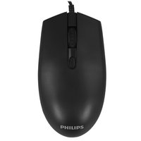 Клавиатура+мышь  проводная  Philips SPT6264 черный
