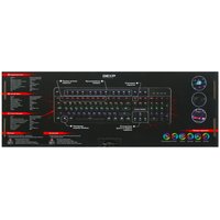 Клавиатура  проводная DEXP Black Sword Rainbow