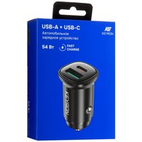 Car charger KEYRON K54ACQCPDMB black