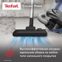 Пылесос  Tefal Cyclonic Power TW1931RH синий