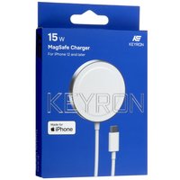 Беспроводное зарядное устройство KEYRON MagSafe Charger белый