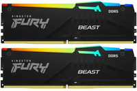Оперативная память Kingston FURY Beast Black RGB [KF560C30BBEAK2-32] 32 ГБ