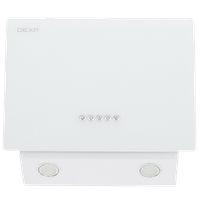 Вытяжка наклонная DEXP SC50W-650 белый/белый