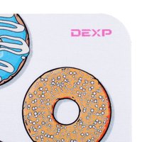 Коврик DEXP OM-XS Donuts (XS) разноцветный