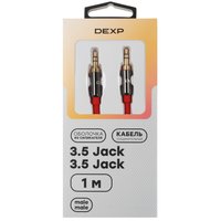 Cable   DEXP jack 3.5 mm - jack 3.5 mm red