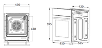 Электрический духовой шкаф DEXP 1YLO45DW белый