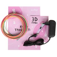3D-ручка с пластиком Aceline RP101B  розовый