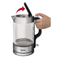 Электр чайнек Tefal Glass Kettle KI770D30 серебристый