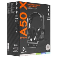 Беспроводные наушники Logitech Astro A50X + Док-станция черный 2025