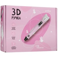 3D-ручка с пластиком Aceline RP101B  розовый
