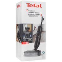 Вертикальный пылесос моющий Tefal X-CLEAN 2 TRUST GF2251F3  черный