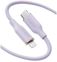 Кабель Anker Lightning 8-pin - USB Type-C фиолетовый 1.8 м