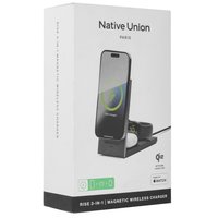 Wireless charger Native Union Rise 3-in-1 black