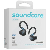 Наушники TWS Anker Soundcore Sport X20  черный 2024