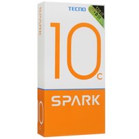 6.56" Смартфон Tecno SPARK 10C 128 ГБ черный