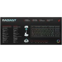 Клавиатура  проводная ARDOR GAMING Radiant цвет черный