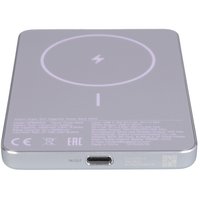 Портативный аккумулятор Xiaomi Super Slim Magnetic Power Bank 5000 фиолетовый