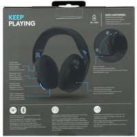 Wireless headphones Logitech G321 Lightspeed black 2025