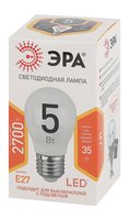 Лампа светодиодная ЭРА LED smd P45-5w-827-E27