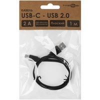 Кабель FinePower USB Type-C - USB Type-A черный 1 м