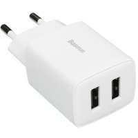 Charger Baseus Compact 2U white