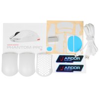 Мышь беспроводная/проводная ARDOR GAMING Phantom PRO V2 [ARDW-PH3395-WT] белый