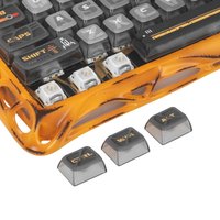 Клавиатура  проводная + беспроводная GravaStar Mercury K1 Pro Yellow цвет желтый
