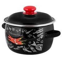 Кастрюля TM Appetite Chilli 1МС181Р 3 л 25 см черный