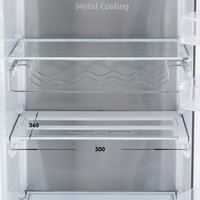 Холодильник с морозильником   Samsung RB37A5211B1/WT серый