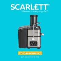 Соковыжималка электрическая Scarlett SC-JE50S64 серебристый
