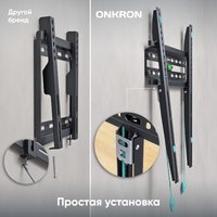 Кронштейн для ТВ ONKRON FM2 черный