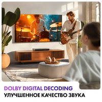 43" (109 см) Телевизор Haier 43 LED H1 черный