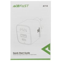Сетевое зарядное устройство ACEFAST A114 черный