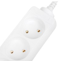 Extension cord DEXP Basic 318W white