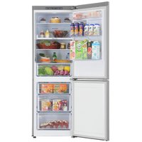 Refrigerator with freezer   Samsung RB29FSRNDSA gray