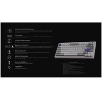 Клавиатура  проводная Keychron Q1 HE 8K цвет белый