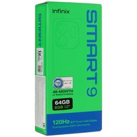 6.7" Смартфон Infinix SMART 9 64 ГБ черный